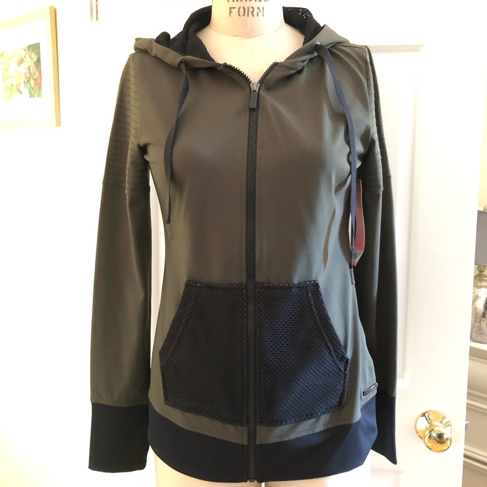Betsey Johnson Perfomance Zip Up Hoodie